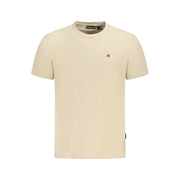 Napapijri Beige Cotton T-Shirt