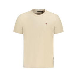 Napapijri Beige Cotton T-Shirt