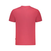 Napapijri Red Cotton Men T-Shirt