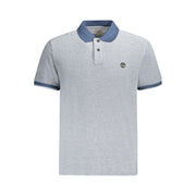 Timberland Blue Cotton Polo Shirt