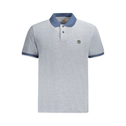 Timberland Blue Cotton Polo Shirt
