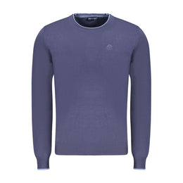 North Sails Blue Cotton Men Sweater