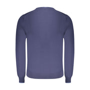 North Sails Blue Cotton Men Sweater