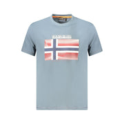 Napapijri Brown Cotton Men T-Shirt