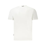 Napapijri White Cotton Men T-Shirt