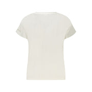 North Sails White Cotton Women T-Shirt