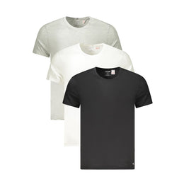Calvin Klein Gray Cotton Men T-Shirt