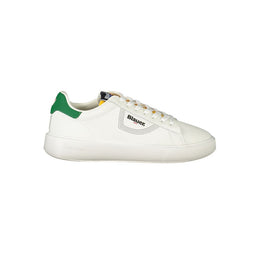 Blauer White Polyester Sneaker