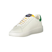 Blauer White Polyester Sneaker