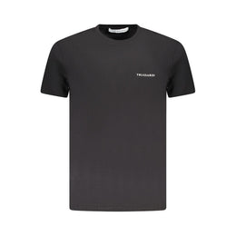 Trussardi Black Cotton T-Shirt