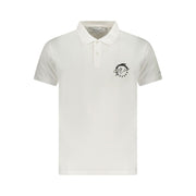 Trussardi White Cotton Men Polo Shirt