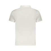 Trussardi White Cotton Men Polo Shirt