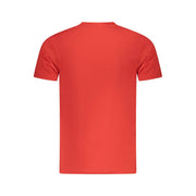 Cavalli Class Red Cotton Men T-Shirt