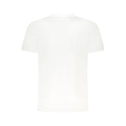 Cavalli Class White Cotton Men T-Shirt