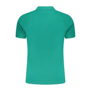 Cavalli Class Green Cotton Men Polo Shirt