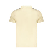 Cavalli Class Beige Cotton Polo Shirt
