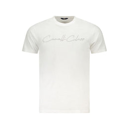 Cavalli Class White Cotton Mens TShirt