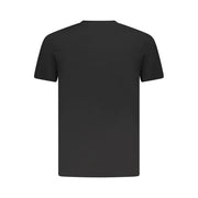 Cavalli Class Black Cotton Men T-Shirt