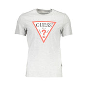 Guess Jeans Brown Cotton Men T-Shirt