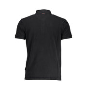 Napapijri Black Cotton Polo Shirt