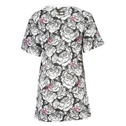 Cavalli Class White Cotton Dress