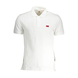 Levi's White Cotton Polo Shirt