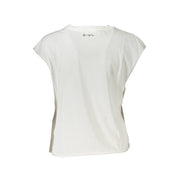 Desigual White Cotton T-Shirt