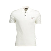 Napapijri White Cotton Polo Shirt