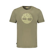 Timberland Green Cotton T-Shirt