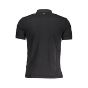Napapijri Black Cotton Polo Shirt