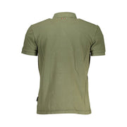 Napapijri Green Cotton Men Polo Shirt
