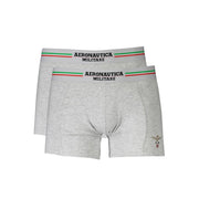 Aeronautica Militare Gray Cotton Underwear