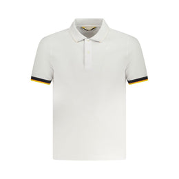K-WAY White Cotton Men's Polo Shirt