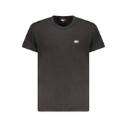 Tommy Hilfiger Black Cotton Men T-Shirt