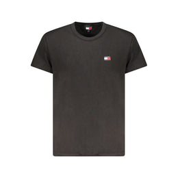 Tommy Hilfiger Black Cotton Men T-Shirt