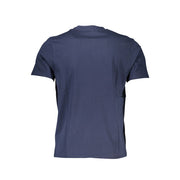 North Sails Blue Cotton Men T-Shirt