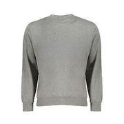 North Sails Gray Cotton Men Sweater