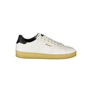 Blauer White Polyester Sneaker