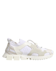 Dolce & Gabbana White Mesh Sorrento Trekking Sneakers Shoes