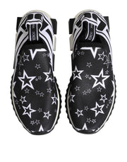 Dolce & Gabbana Black White Sorrento Low Top Sneakers Shoes