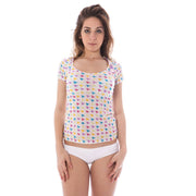 A-Style White Nylon T-Shirt