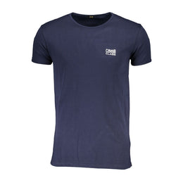 Cavalli Class Blu Cotton Mens T-Shirt