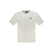 North Sails White Cotton Men T-Shirt