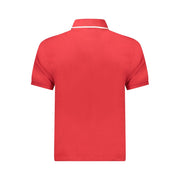 North Sails Red Cotton Men Polo Shirt