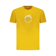 Trussardi Yellow Cotton Men T-Shirt
