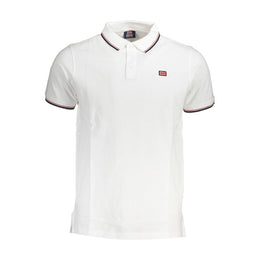 Norway 1963 White Cotton Men Polo Shirt