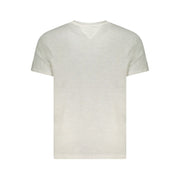 Tommy Hilfiger White Cotton Men T-Shirt