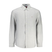 Tommy Hilfiger Gray Cotton Shirt