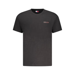 Tommy Hilfiger Black Cotton Men T-Shirt