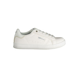 Gas White Polyester Sneaker